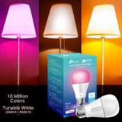 Kasa Smart Dimmable WiFi Multicolor Light Bulb $9.99 (Reg. $30) - Compatible...