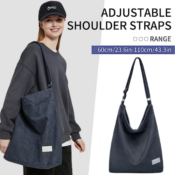 Extra Large Corduroy Tote Bag for Women $11.99 After Coupon (Reg. $20)