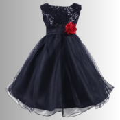 Little Girls' Sleeveless Sequin Mesh Tulle Dress $14.99 After Code (Reg....