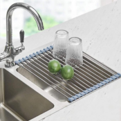 Over The Sink Roll Up Dish Drying Rack $8.99 (Reg. $13) - 32.1K+ FAB Ratings!...