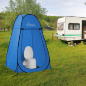 Portable Pop Up Privacy Shower or Toilet Tent $29.99 (Reg. $60) - Green...