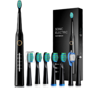 Sonic Electric Toothbrush with 10x Brush Heads $9.49 After Code + Coupon...