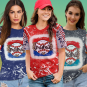 Women's Baseball Mama Print Shirt $10 After Code (Reg. $20) - 3 Colors