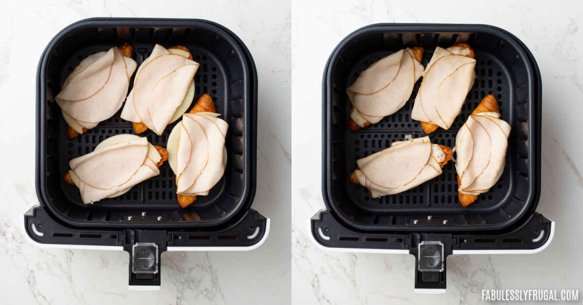 Air Fryer Croissant Sandwich Recipe Fabulessly Frugal