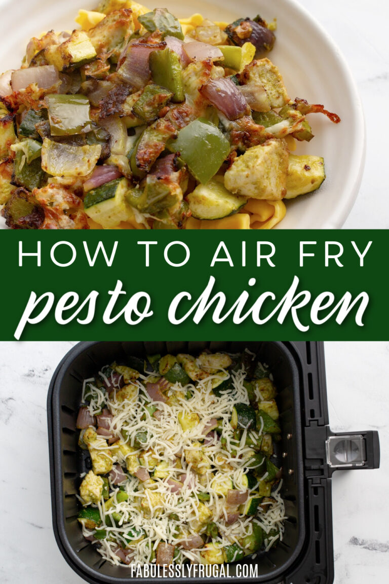 Pesto Chicken in the Air Fryer Recipe Fabulessly Frugal