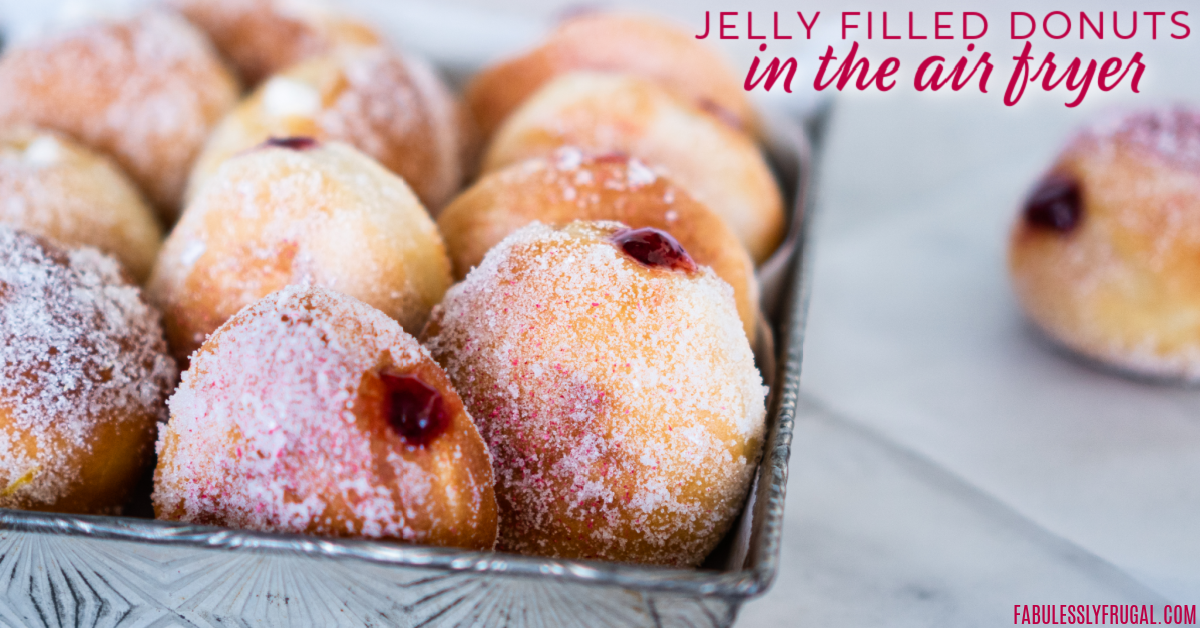 Air Fryer Donuts with jelly filling is easy and flavorful. Everyone will love this recipe!