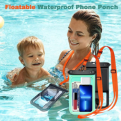 2-Pack Large Waterproof Smartphone Pouch $5.99 After Code (Reg. $12) -...