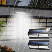 2-Pack Outdoor LED Solar Lights $15 After Coupon + Code (Reg. $42) + Free...