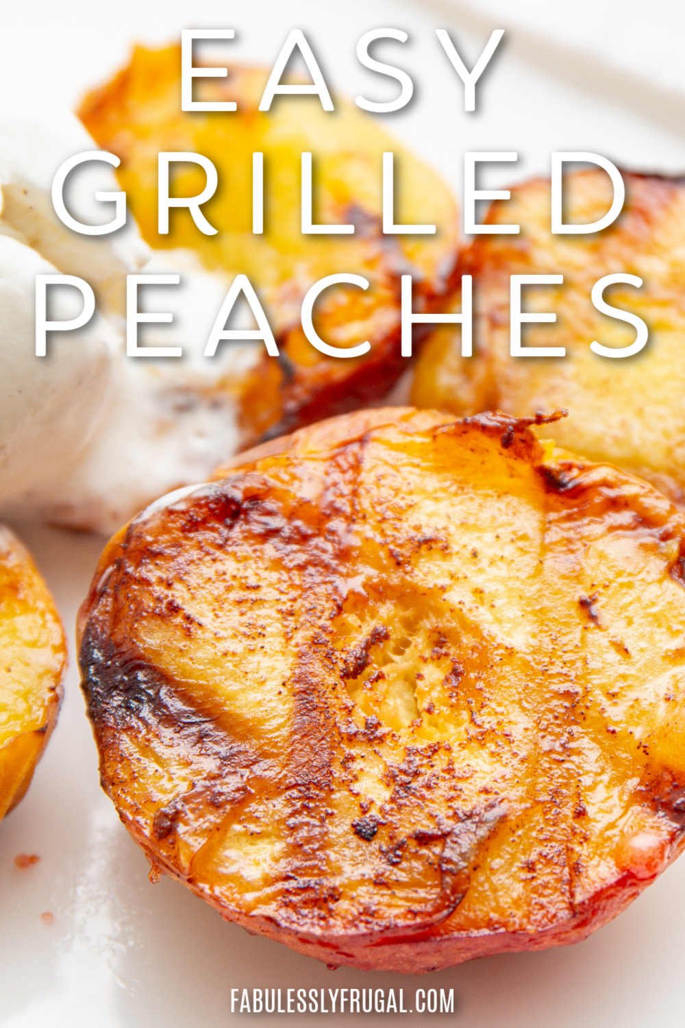 easy grilled peaches