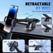 3-in-1 Car Phone Holder $7.50 After Coupon (Reg. $20) - 12.7K+ FAB Ratings!