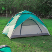 Experience hassle-free camping with this 4-Person Camping Tent for just...