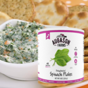 45-Servings Augason Farms Dehydrated Spinach Flakes $11.20 (Reg. $13.10)...