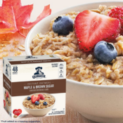 48-Count Quaker Instant Oatmeal, Maple & Brown Sugar as low as $11.20...