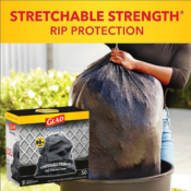 50-Count Glad 30-Gallon ForceFlex Drawstring Trash Bags as low as $13.17...