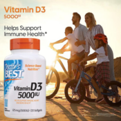 720-Count Doctor's Best Vitamin D3 5,000 IU Softgels as low as $8.59 After...