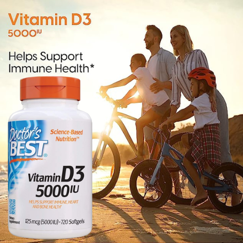 720Count Doctor's Best Vitamin D3 5,000 IU Softgels as low as 8.59