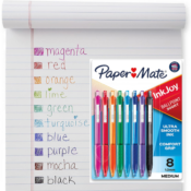 Today Only! Amazon Prime Day: 8-Count Paper Mate InkJoy Retractable Ballpoint...
