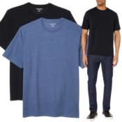 Amazon Essentials 2-Pack Men's Short-Sleeve Crewneck T-Shirt $9.69 (Reg....