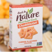 Back to Nature Cheddalicious Cheese Crackers as low as $1.54 After Coupon...
