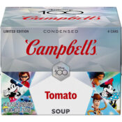 Campbell's Condensed Disney Tomato Soup, 4-Pack Cans $3.74 After Coupon...
