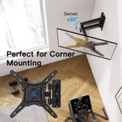 Full-Motion TV Wall Mount $14.18 After Coupon + Code (Reg. $40) + Free...