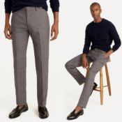 J.Crew Bowery Slim-fit Pant In Wool Blend For Men $20 After Code (Reg....