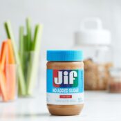 Jif No Added Sugar Creamy Peanut Butter Spread, 12-Pack as low as $22.46...
