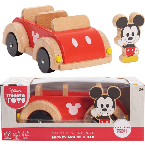 Disney Wooden Toys Mickey Mouse Figure and Vehicle $7.26 (Reg. $12.47 ...