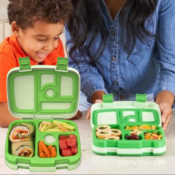 Today Only! Amazon Prime Day: Kids Bento-Style 5-Compartment Green Lunch...