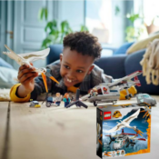 LEGO 306-Piece Jurassic World Quetzalcoatlus Plane Ambush Toy $29.97 (Reg....