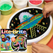 Lite-Brite Oval HD with 650 Color Pegs and 8 Design Templates $9 (Reg....