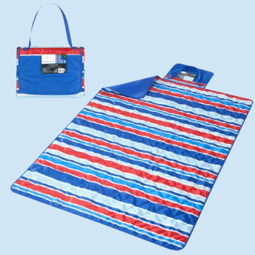 Mainstays 50" x 70" Outdoor Blanket with Carry Handle 7 (Reg. 13) Various Colors