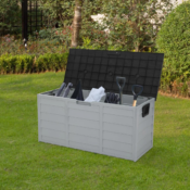 Outdoor Garden Plastic Storage 75-Gallon Deck Box $65.99 Shipped Free (Reg....