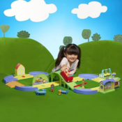 Peppa Pig All Around Peppa’s Town Playset with Car Track $42.26 Shipped...