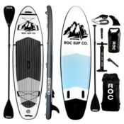 Roc Inflatable Stand Up Paddle Board + Accessories Bundle $199.99 Shipped...