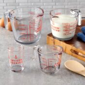 Today Only! Amazon Prime Day! Set of 4 Anchor Hocking Glass Measuring Cups...
