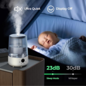 Ensure a safe and healthy environment for your baby with Small Humidifier...