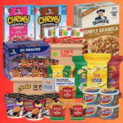 Today Only! Amazon Prime Day: Up to 49% off on Frito-Lay, Quaker Rice Cakes,...