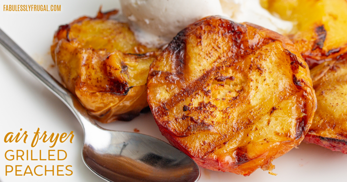 Air Fryer Peaches 