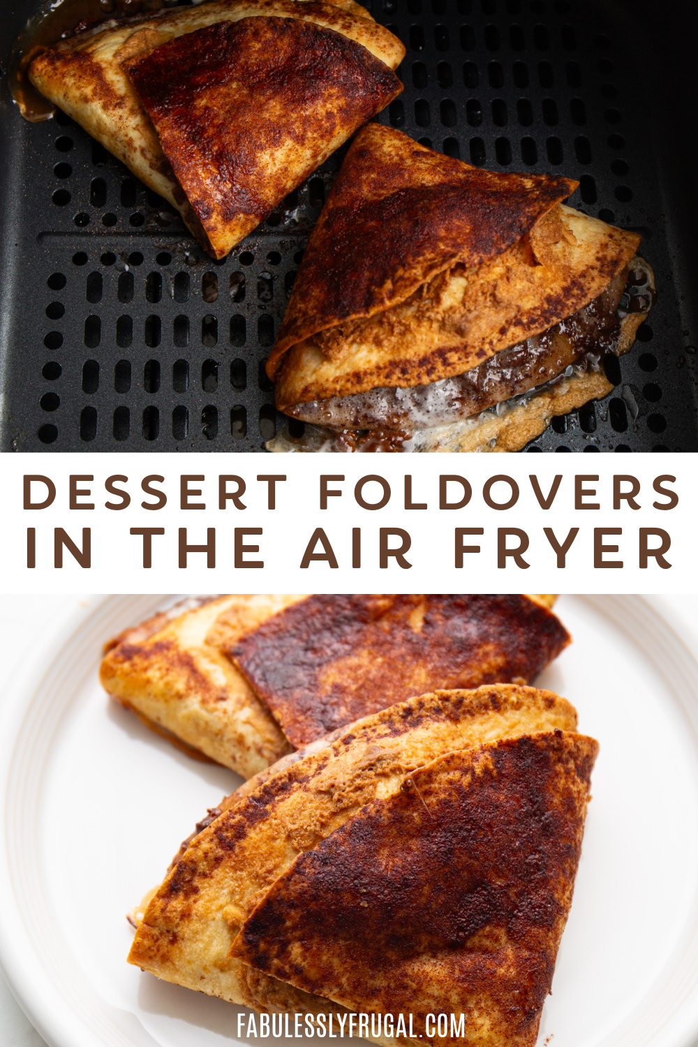 dessert foldover in the air fryer