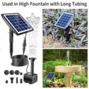 2-Pack Solar Fountain Pump $21.99 After Code (Reg. $40) + Free Shipping...