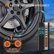 Tire Inflator Portable Air Compressor $36 After Coupon (Reg. $80) + Free...