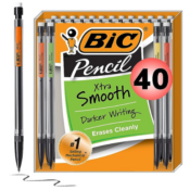 BIC 40-Count Xtra-Smooth Number 2 Mechanical Pencils With Erasers as low...