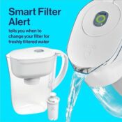 Brita Water Filter White Pitcher with 1 Standard Filter $13.98 (Reg. $24)...