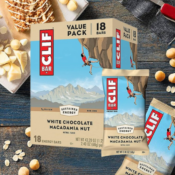 CLIF Bar 18-Count White Chocolate Macadamia Energy Protein Bars as low...