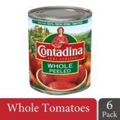 CONTADINA 6-Pack Whole Peeled Red Tomatoes as low as $11.12 (Reg. $17.78)...