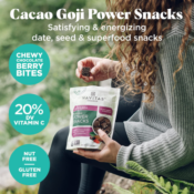 Cacao Goji SuperFood Power Snacks, 8 Oz as low as $7.50 when you buy 4...