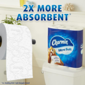 Charmin Ultra Soft 18-Count Mega Rolls Toilet Paper as low as $26.79 Shipped...