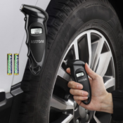 Digital Tire Pressure Gauge with Replaceable AAA Batteries $5.99 After...