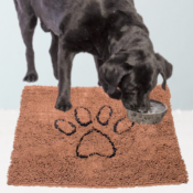 Dirty Dog Microfiber Paw Doormat, 35